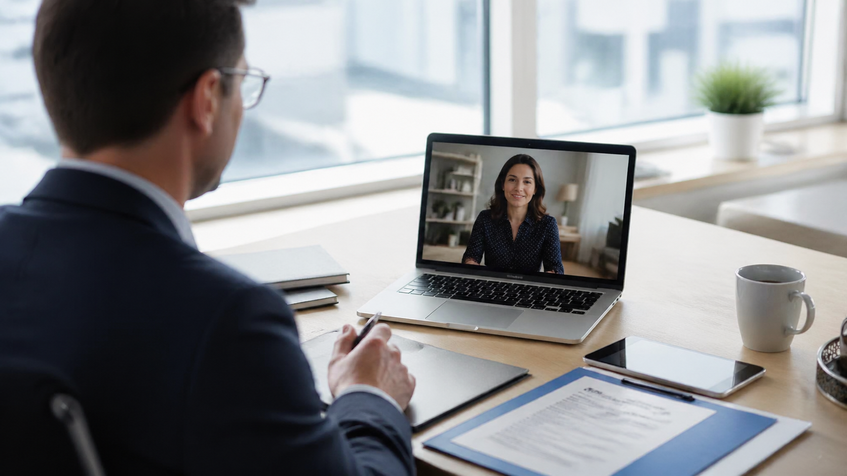 Visioconférence professionnelle pour une assermentation à distance sécurisée au Québec