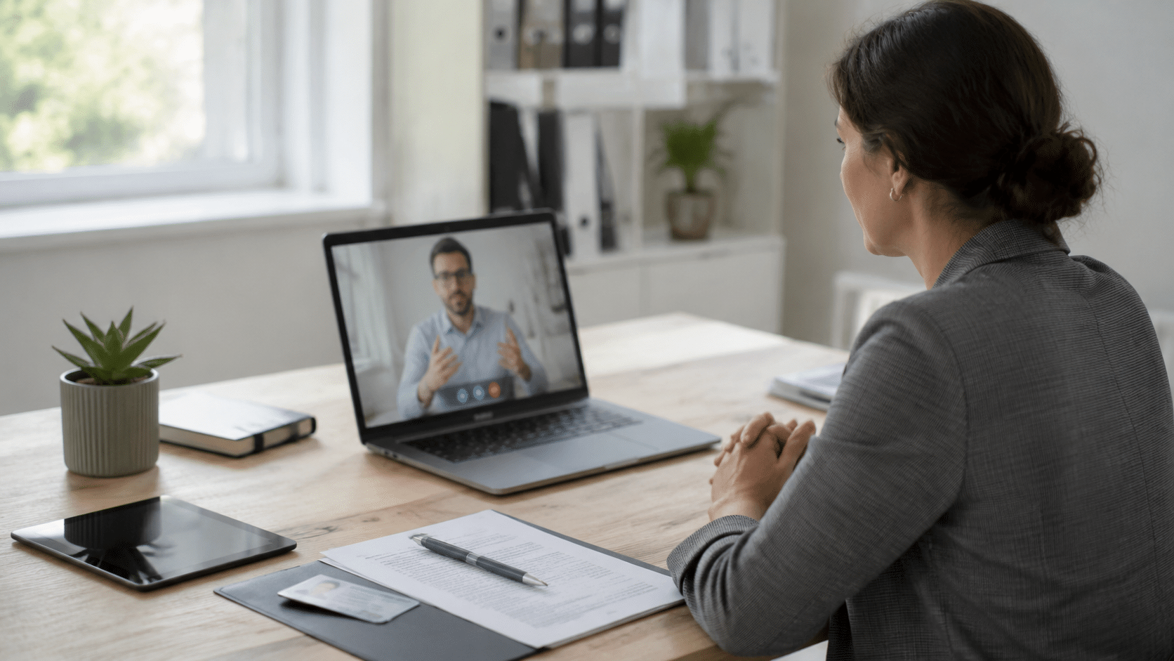 Accompagnement en visioconférence pour une déclaration de présence au Québec