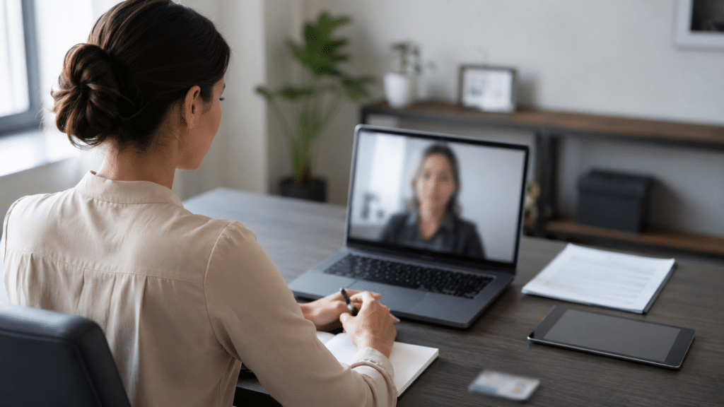 Signature électronique pour déclaration de présence au Québec via service administratif professionnel en ligne