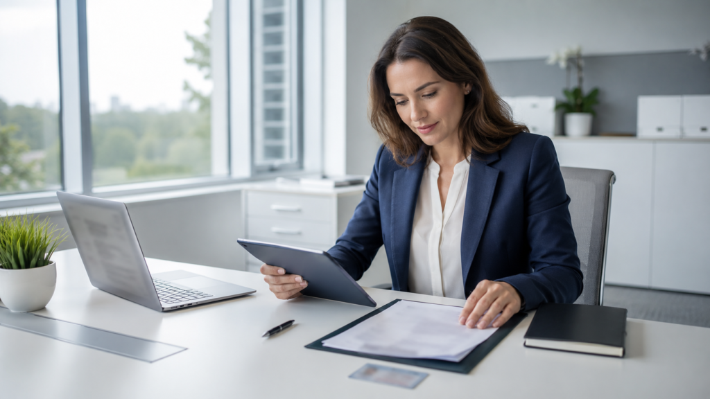 Déclaration perte documents avec une signature électronique sécurisée en visioconférence professionnelle