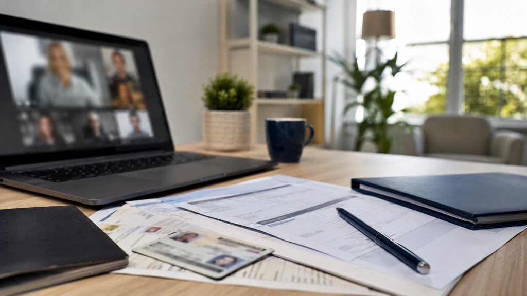 Déclaration vol documents professionnelle en ligne avec signature électronique sécurisée et documents canadiens officiels