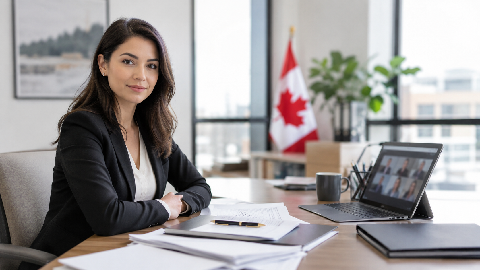 Document signé dans un contexte administratif canadien