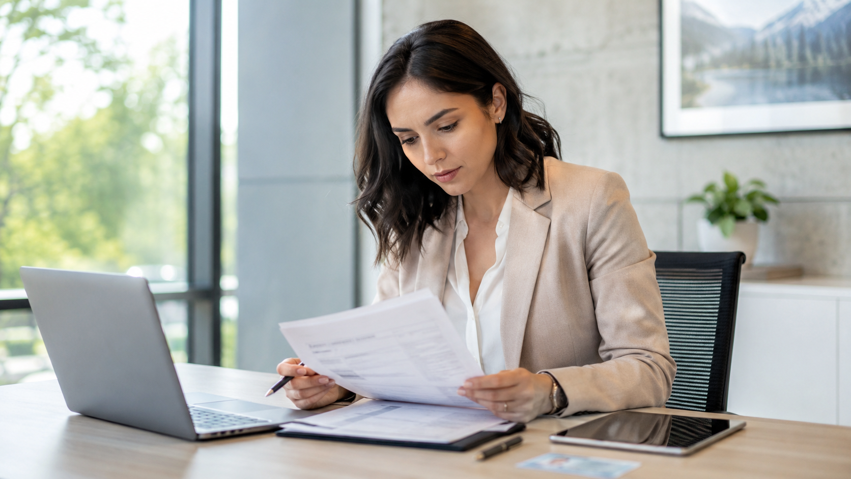 Document de résidence fiscale préparé avec des références officielles