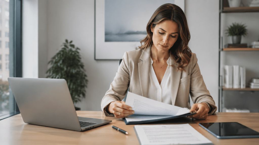 Signature électronique pour déclaration renonciation avec documents administratifs canadiens